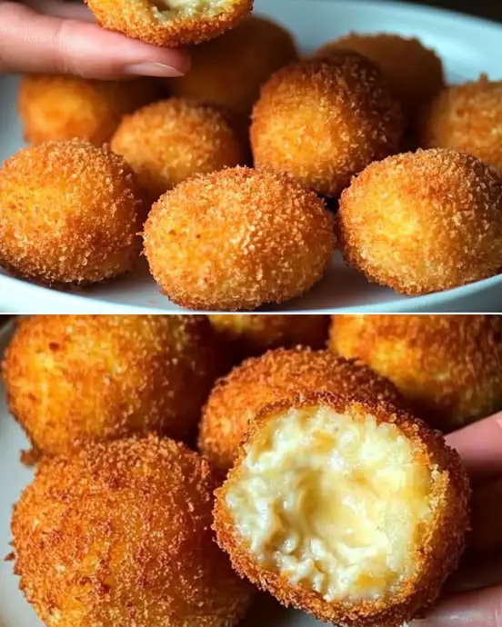 Irresistible Cheesy Potato Balls: A Crispy, Golden Comfort Food Sensation