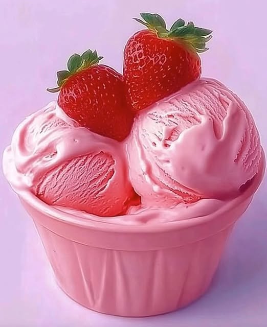 Strawberry Summer Breeze Ice Cream