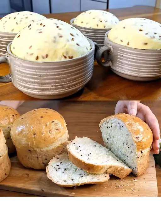 Homemade Flaxseed Bread with Soft Butter Crust