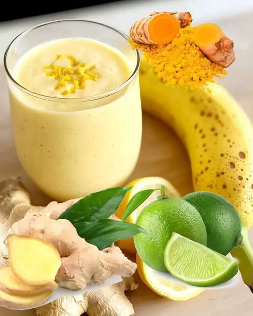 Banana Lemon Ginger Smoothie: