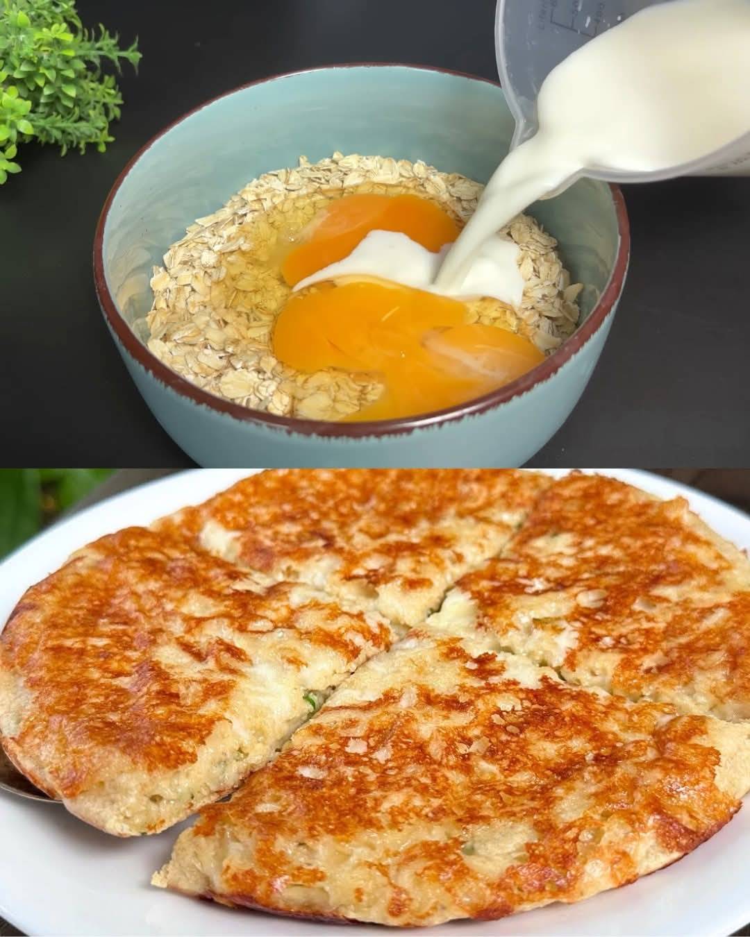 Cheesy Oatmeal Patties Recipe