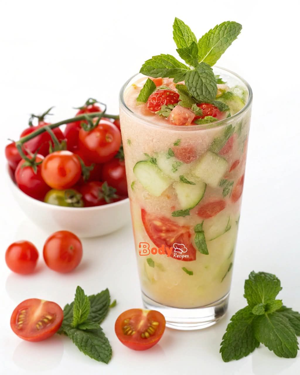 **Tomato Cucumber Mint Smoothie*