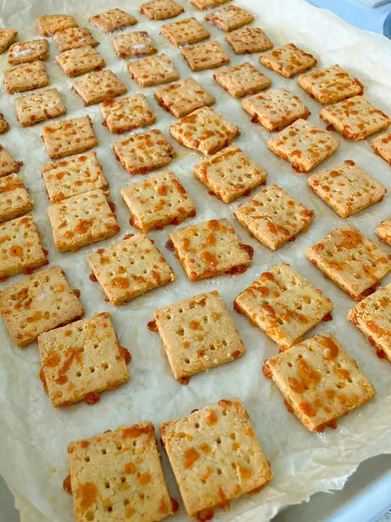 Keto Gluten-Free Cheese Crackers