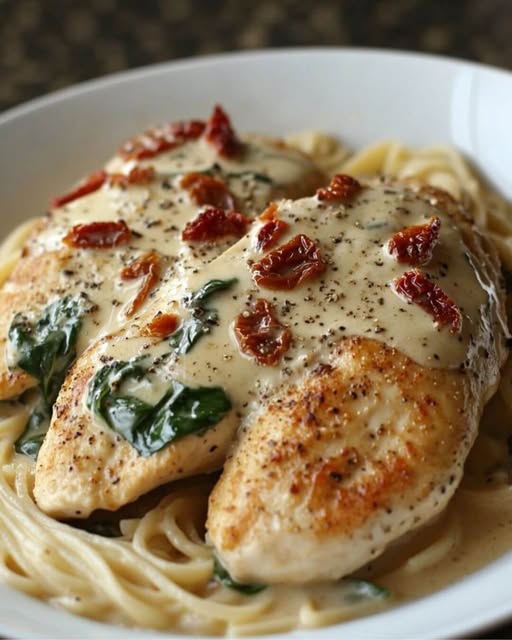 Restaurant-Style Creamy Tuscan Chicken