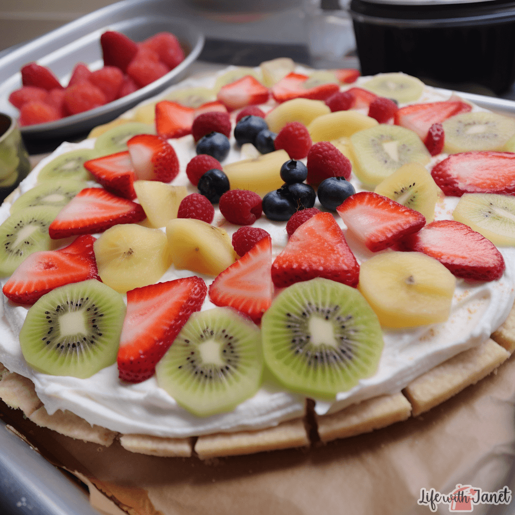 fruit pizza.