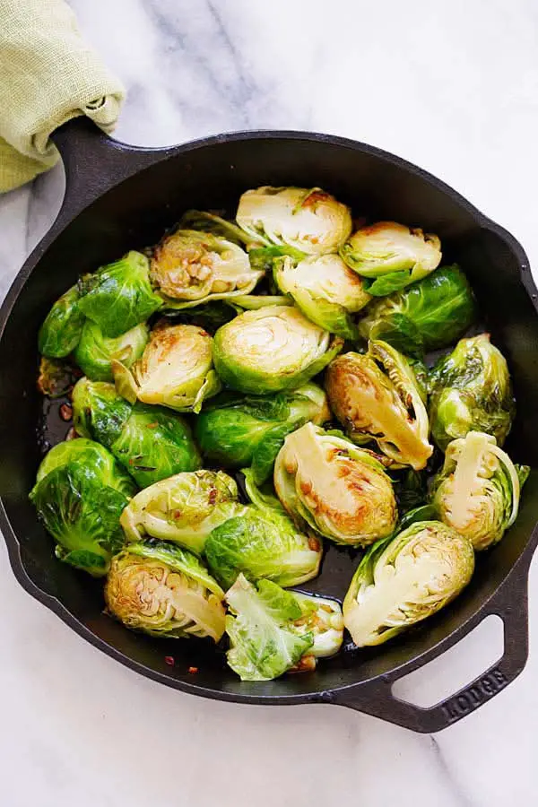 Honey Balsamic Brussels Sprouts