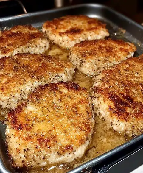 Crispy Parmesan Baked Pork Chops