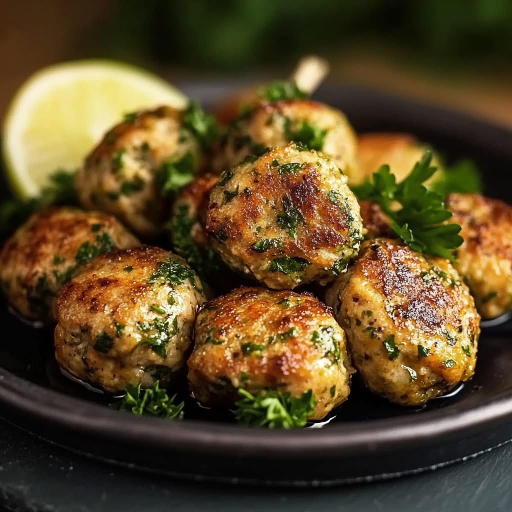 Chicken Meatballs with Fresh Herbs