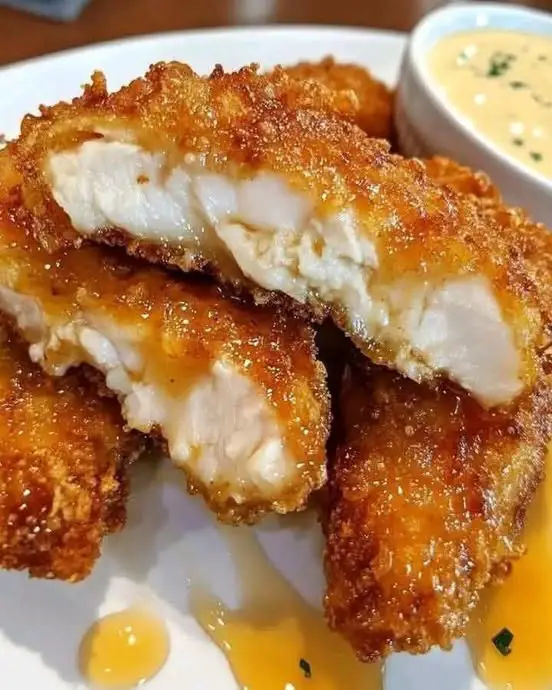 Air Fryer Honey Butter Garlic Chicken Tenders
