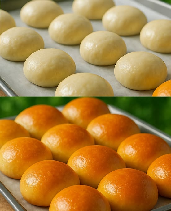 ✨ Soft and Fluffy Bread Rolls Recipe