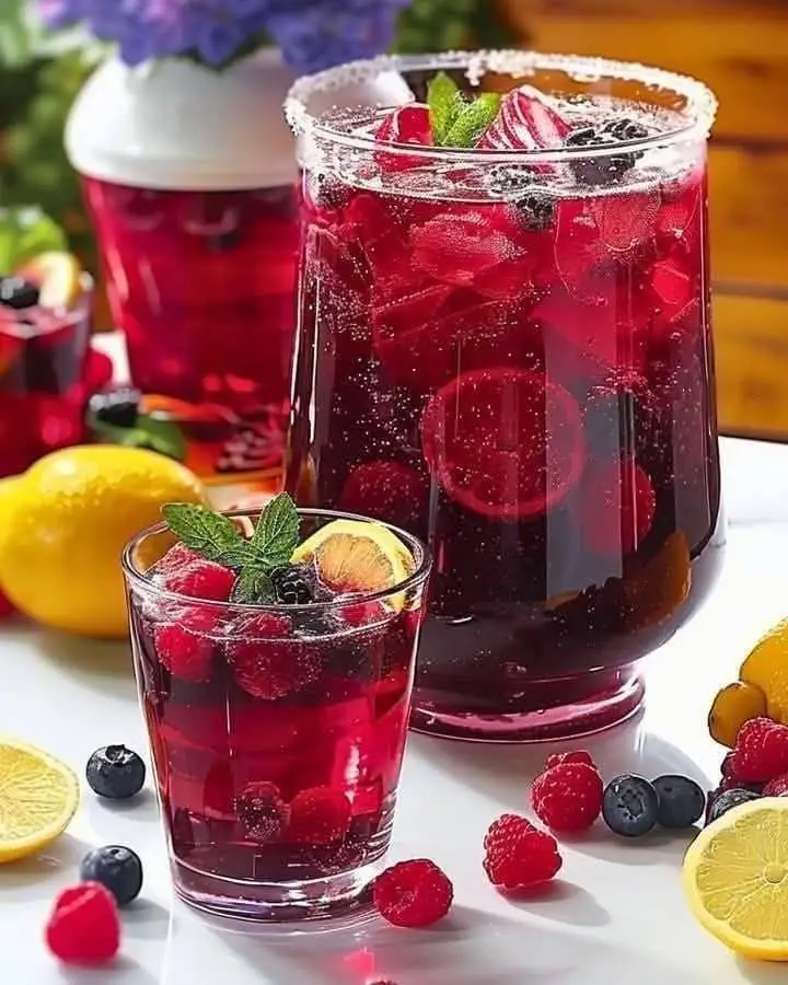 Sparkling Berry Punch: Refreshing Party Drink Delight 1 493105865 122163300830485147 3394162223050930118 n