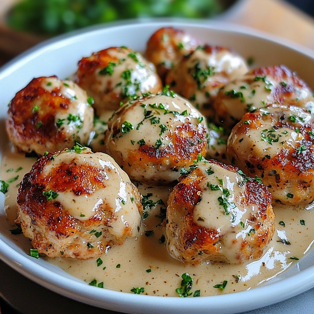 Chicken Meatballs with Creamy Dijon Sauce 1 494754412 122202931154099388 2920253046373158904 n