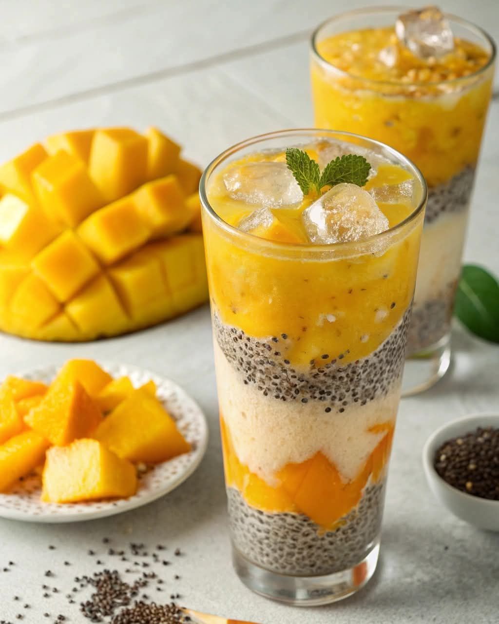 Creamy Mango Chia Pudding