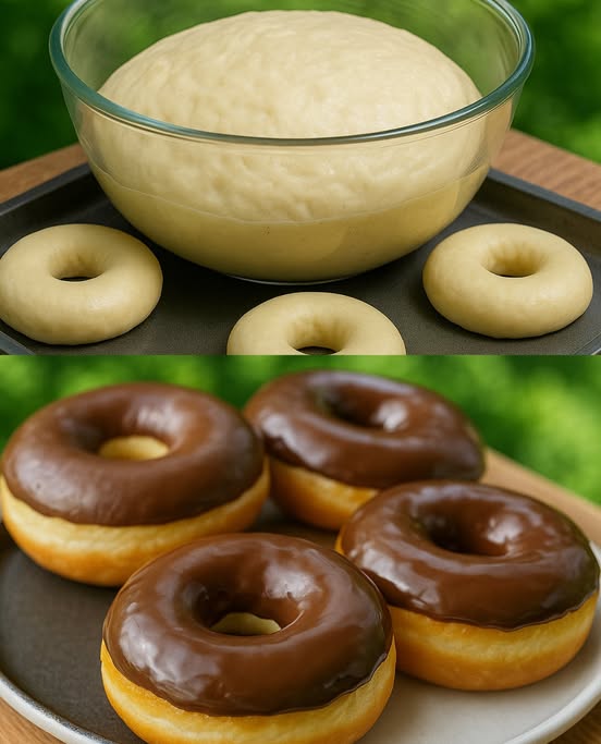 Cake Donuts with Chocolate Glaze