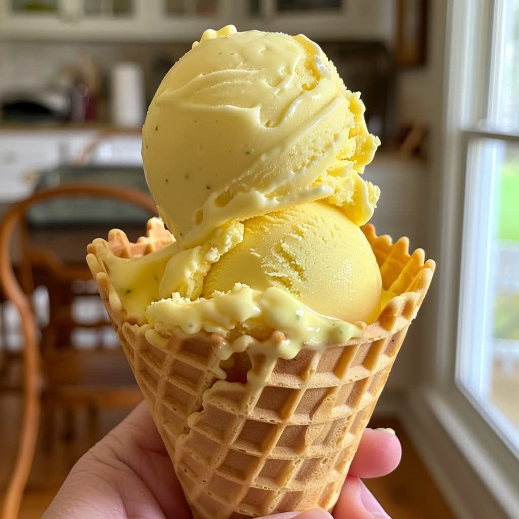 Creamy Mango Ice Cream