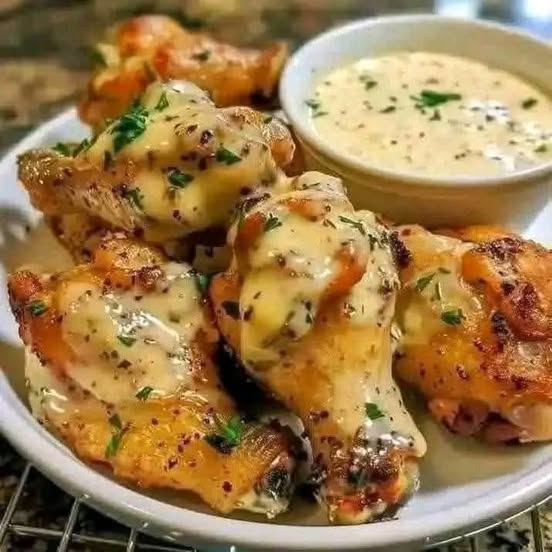 Alfredo Chicken Wings – Grandma’s All-Year Favorite!