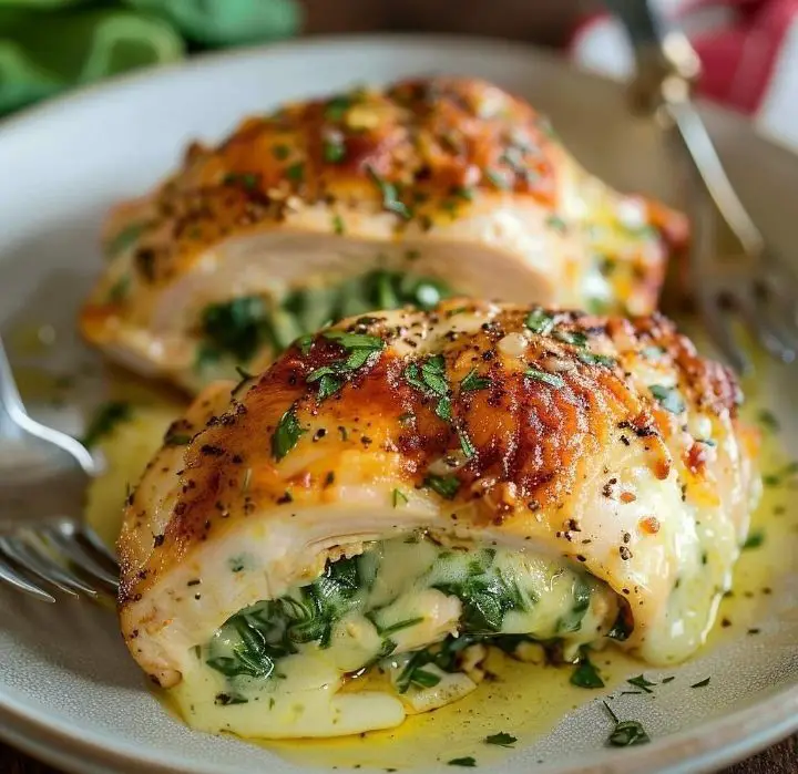 Cheese and Spinach Stuffed Chicken 1 499863669 122222243054083266 3228338562516313805 n