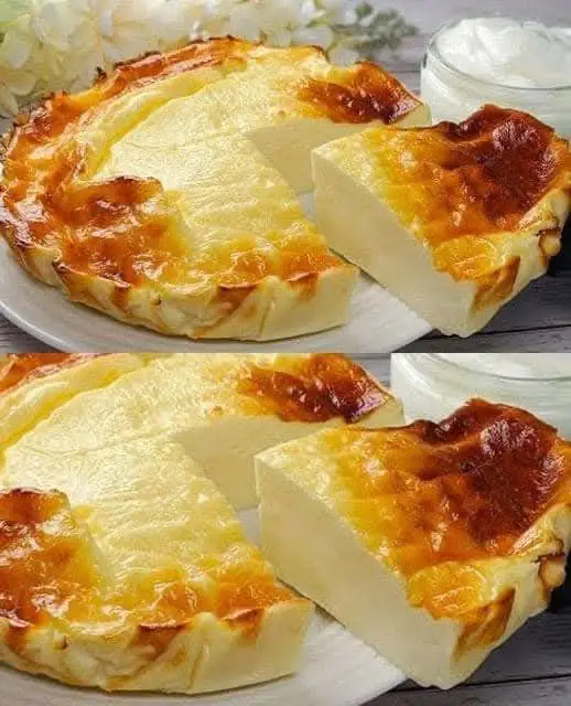 3-Ingredient Creamy Yogurt Cake