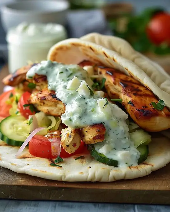 Greek Chicken Gyros with Homemade Tzatziki 1 501030061 122181365048318932 5207504187074328543 n