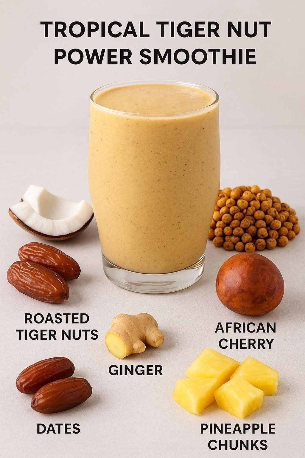 Tropical Tiger Nut Power Smoothie