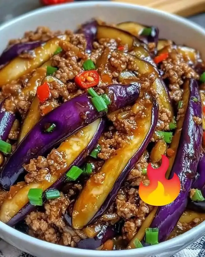 Minced Beef and Eggplant