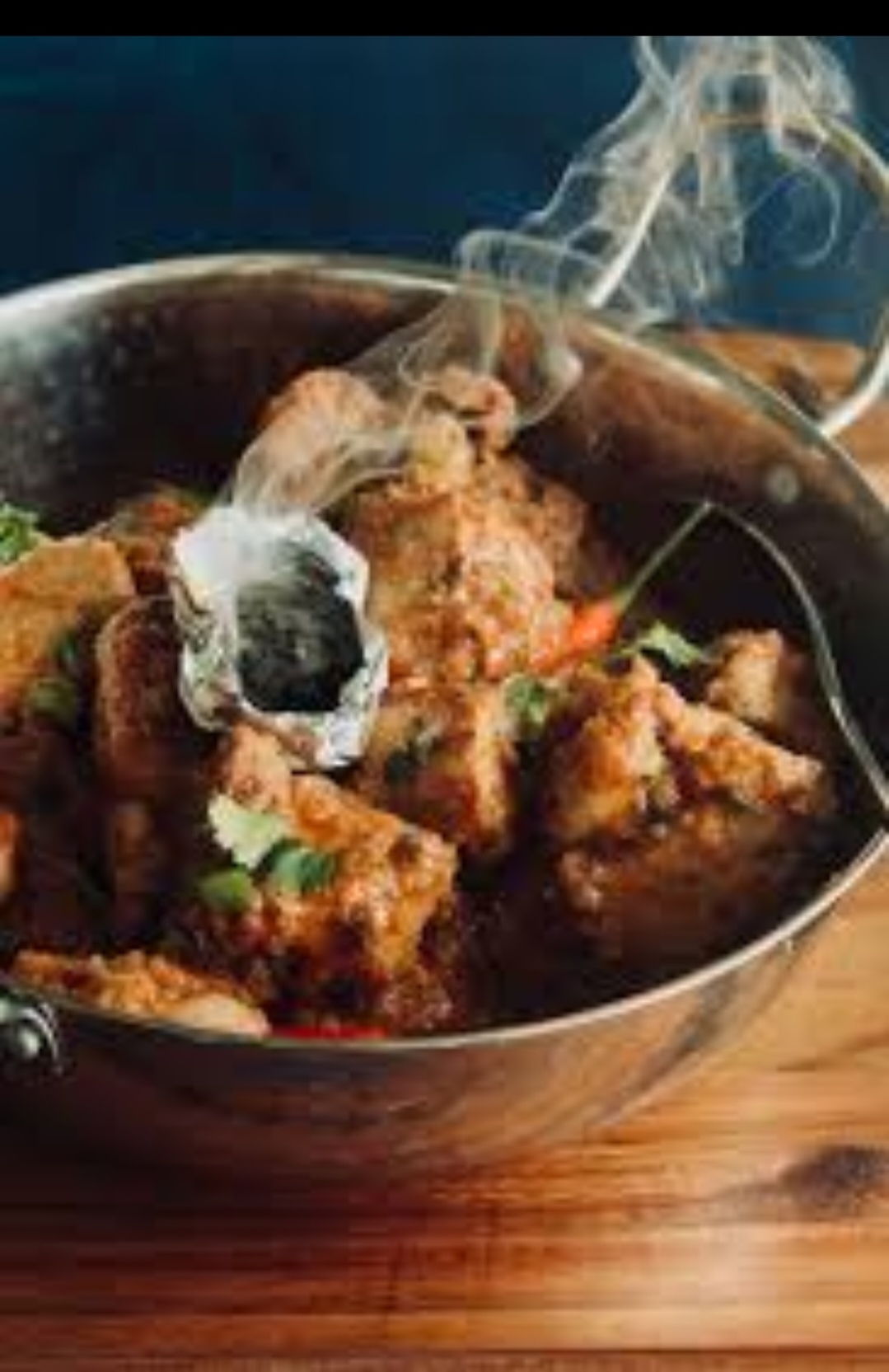 Chicken smoke karahi