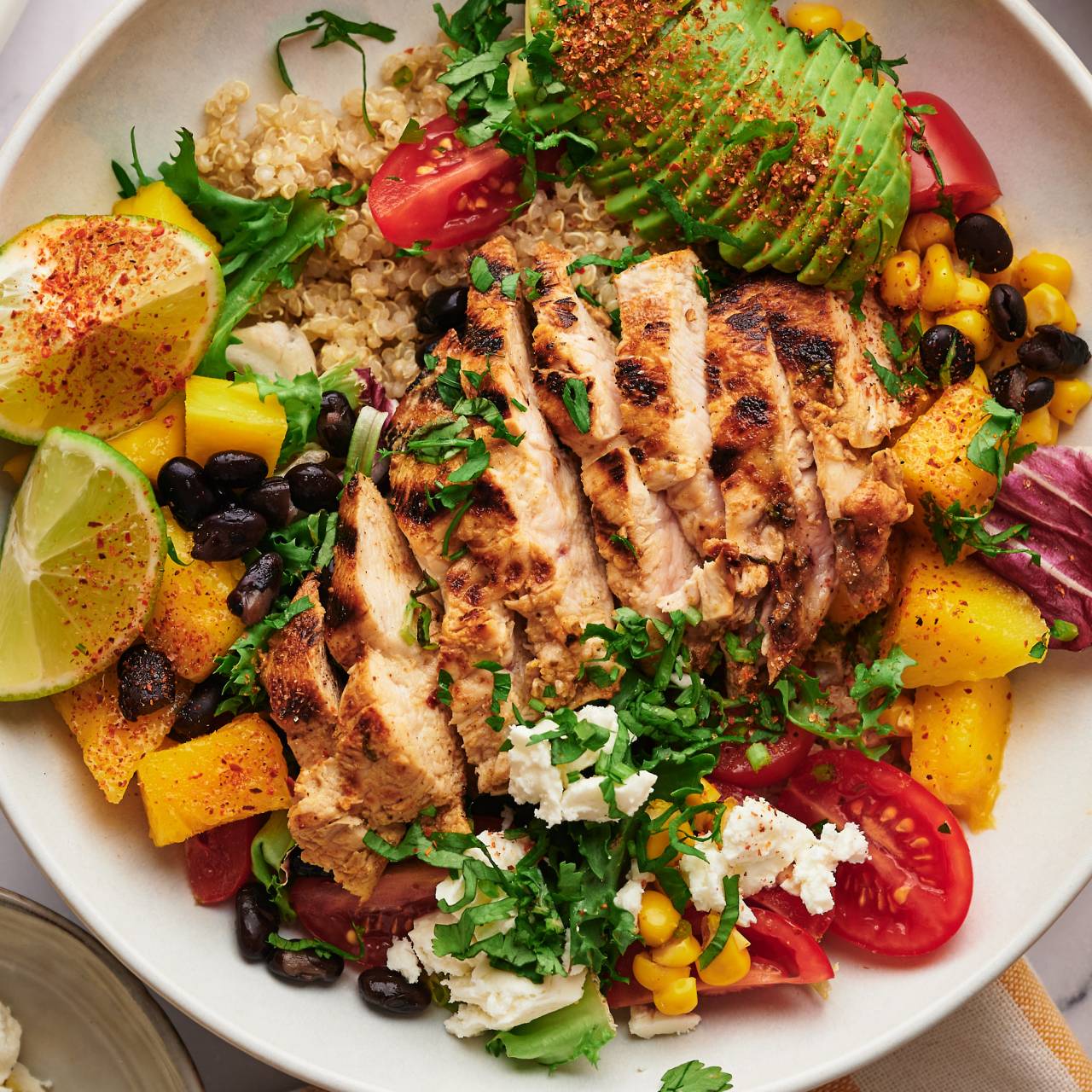 chicken quinoa bowl