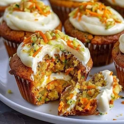 Carrot Apple Zucchini Muffins with Cream Cheese Frosting 1 491704841 2130834227369878 2979554923905018155 n