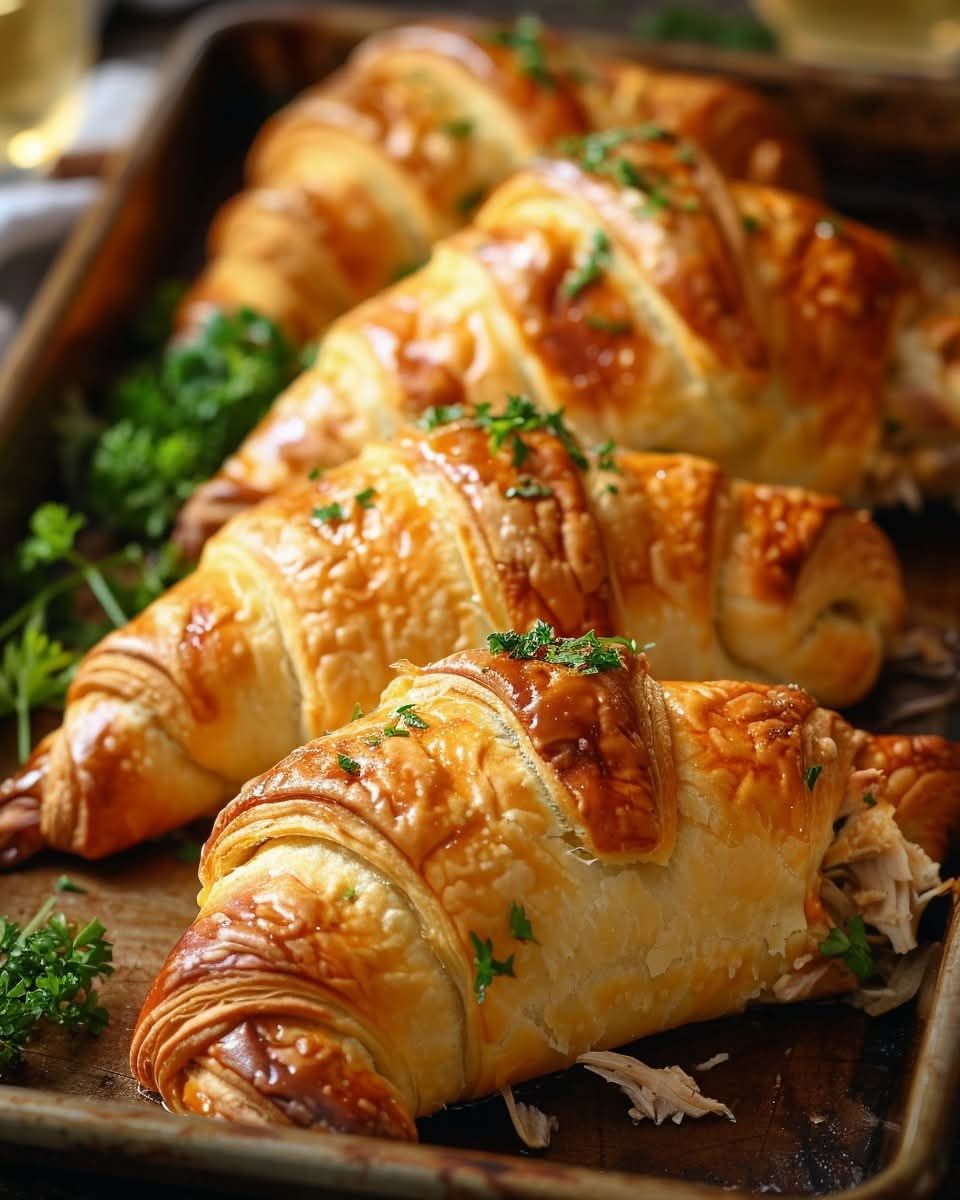 Chicken Stuffed Crescent Rolls