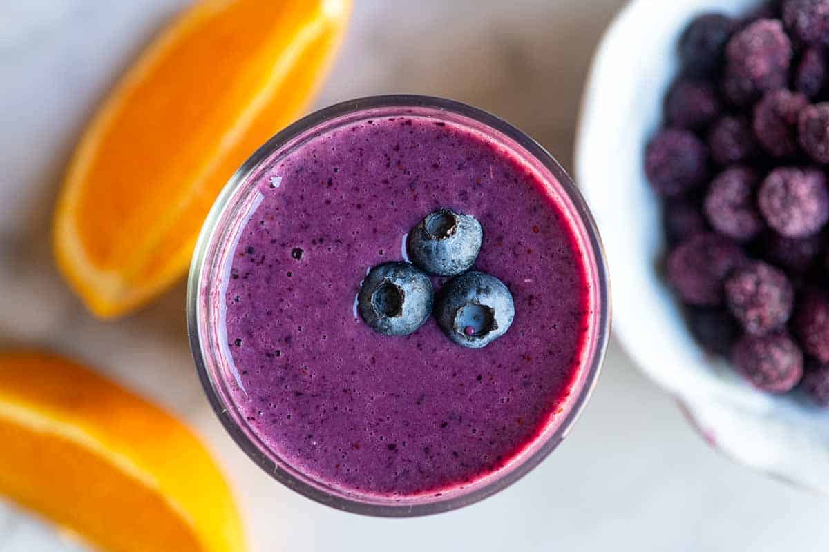 Blueberry Smoothie Recipe 1200