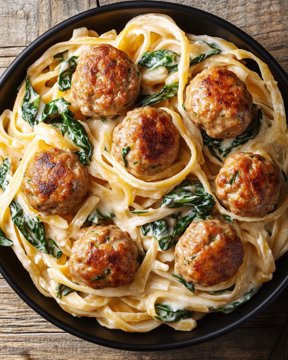 Rich & Creamy Meatball Spinach Tagliatelle 1 503618205 122138116982792905 6975789000615276553 n