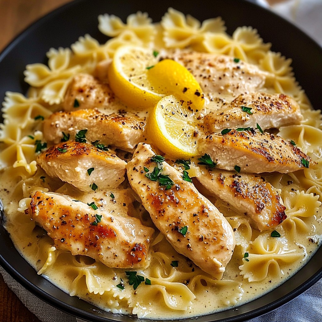 Lemon Garlic Chicken with Creamy Bowtie Pasta 1 508310853 1282821990519879 7429338557721932204 n