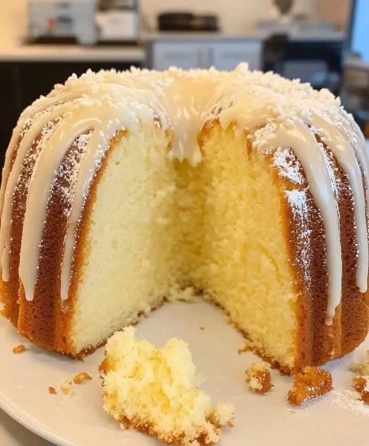 Mile High Pound Cake using Eagle Brand Sweetened Condensed Milk: