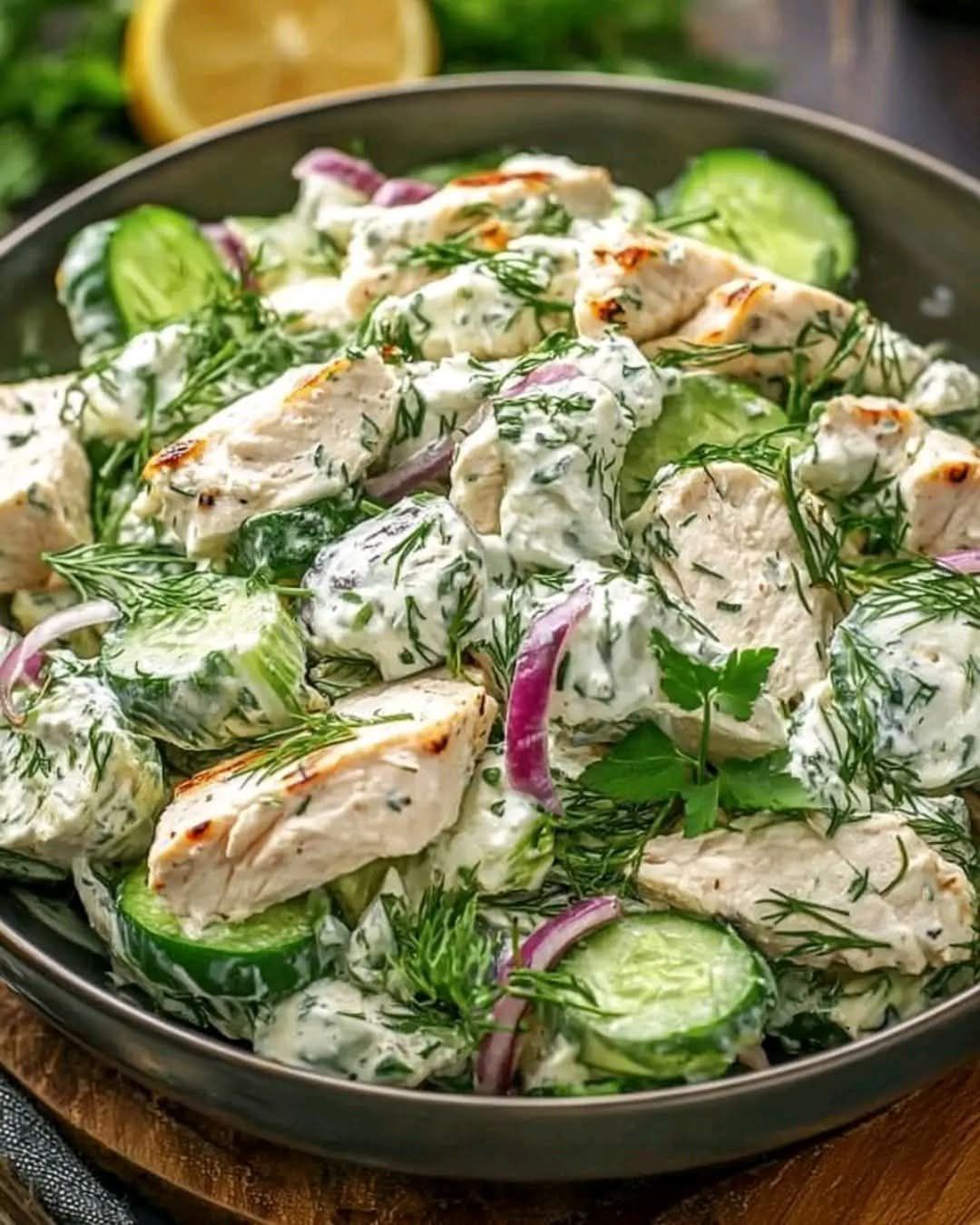 Tzatziki Chicken Salad