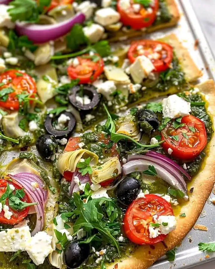 Mediterranean Veggie Flatbread 1 516388338 122194830434302905 5135336640323282147 n