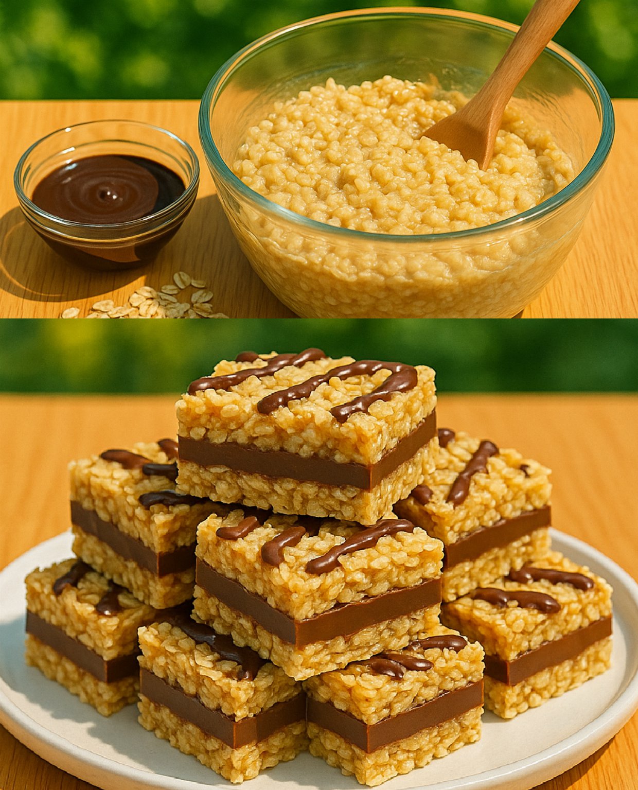 Chocolate Oatmeal Bars