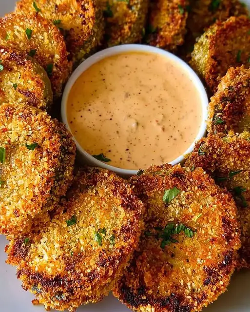 Southern-Style Fried Green Tomatoes with Buttermilk & Cajun Remoulade