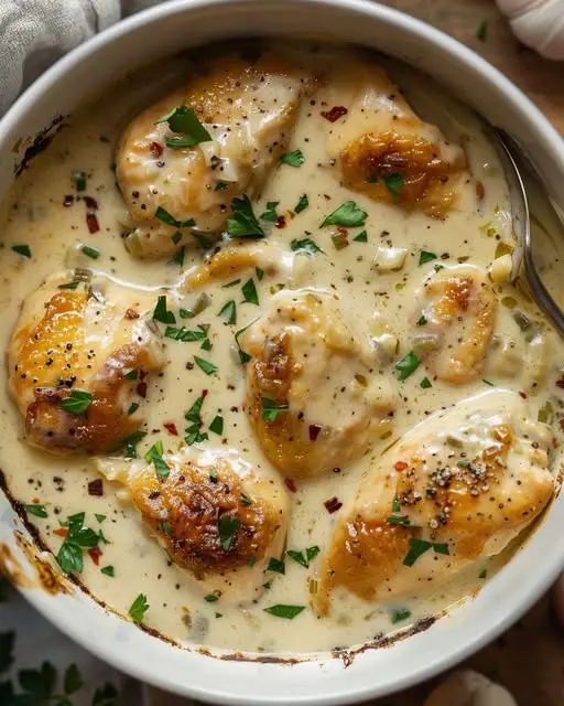 Slow Cooker Creamy Garlic Chicken 1 517997211 122186969162318932 5930493848167377731 n