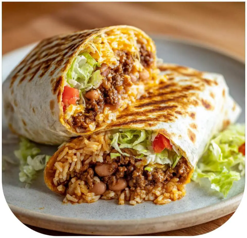 Mediterranean Classic Beef Burrito