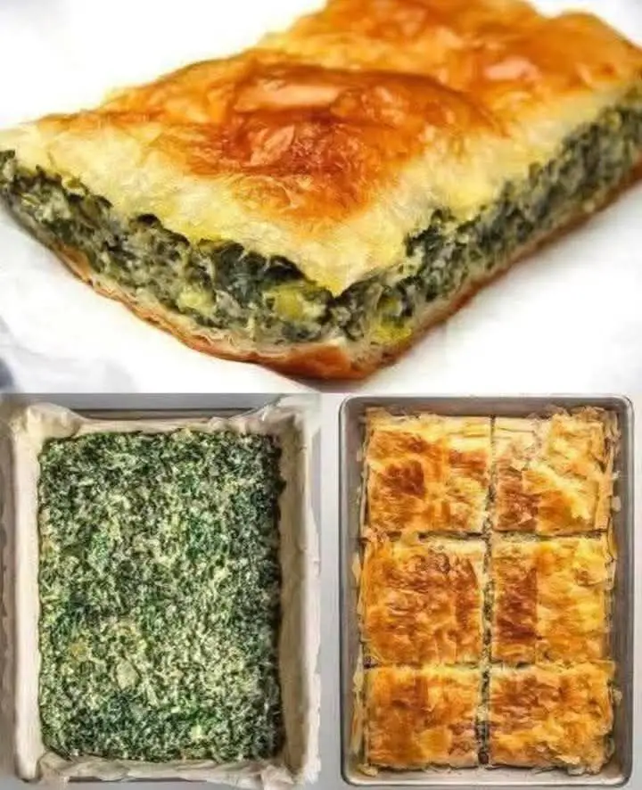 Low-Carb Mediterranean Spanakopita (Spinach & Feta Pie Without Phyllo)