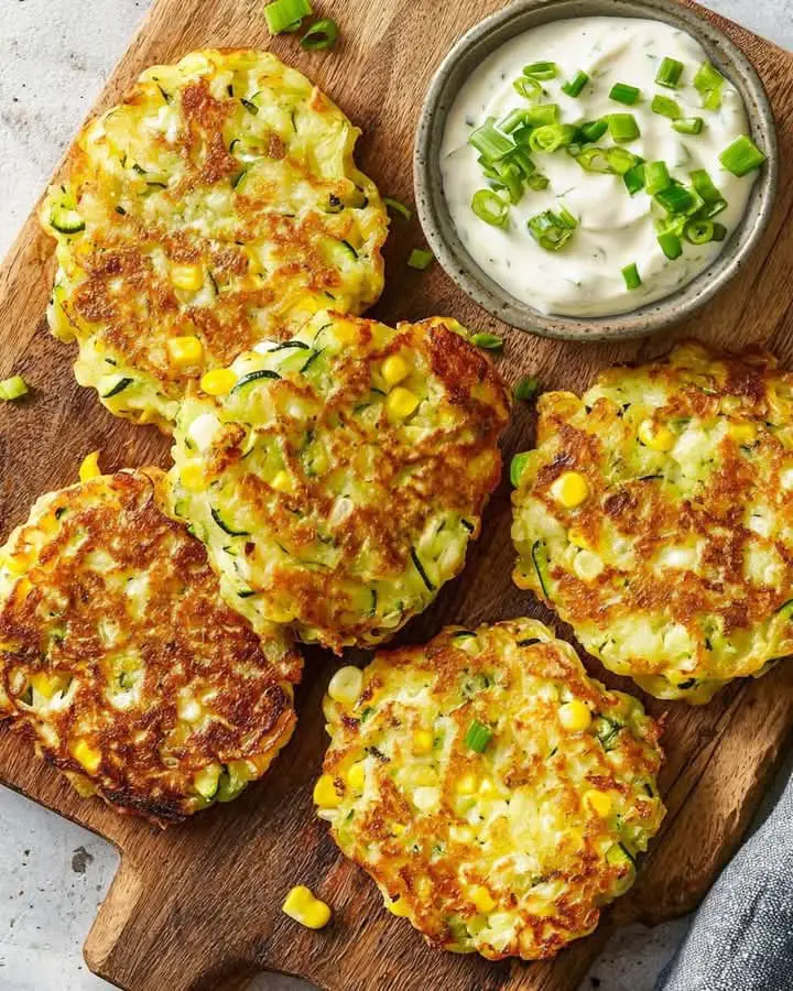 Zucchini Corn Fritters