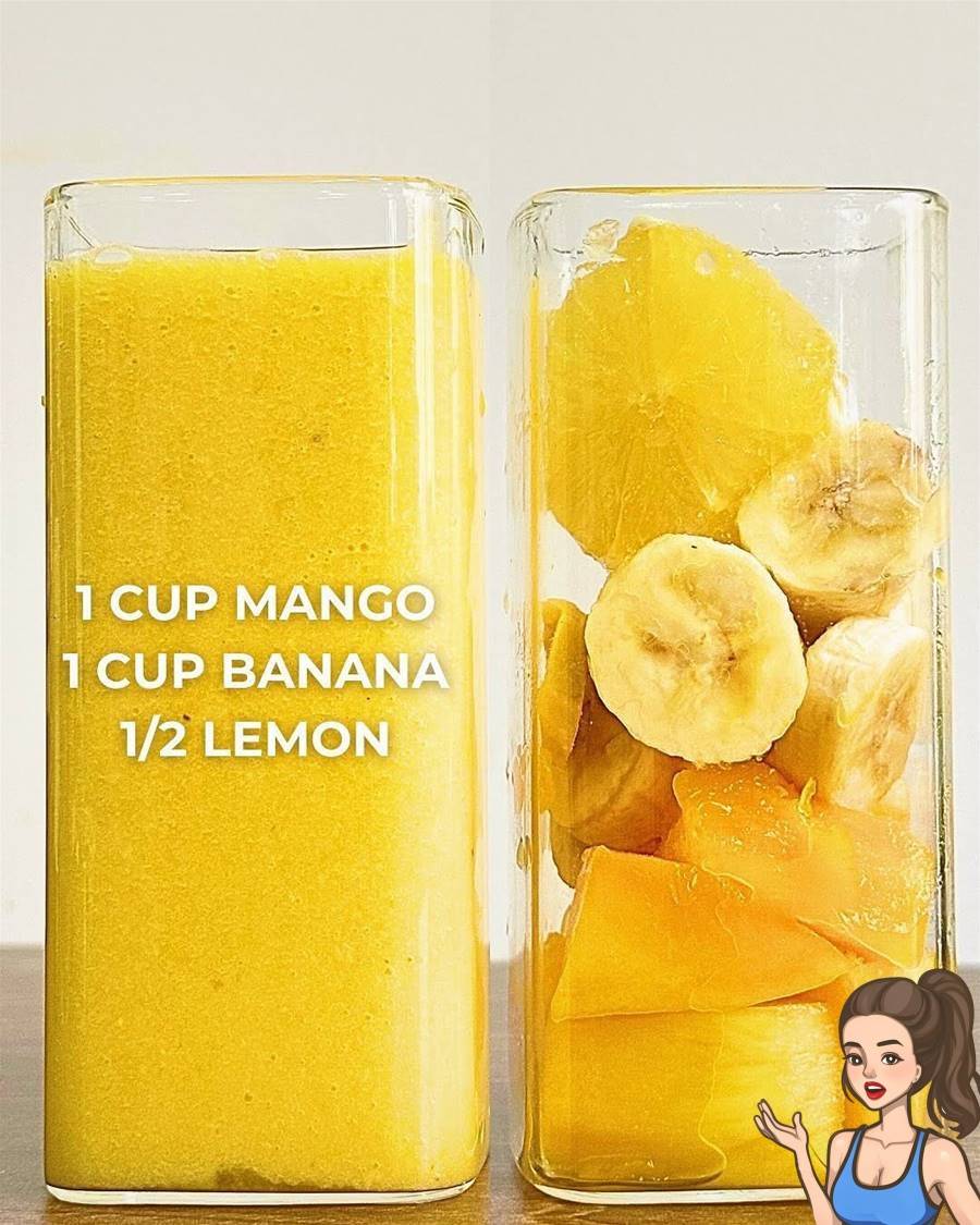 Mango Banana Lemon Smoothie Recipe