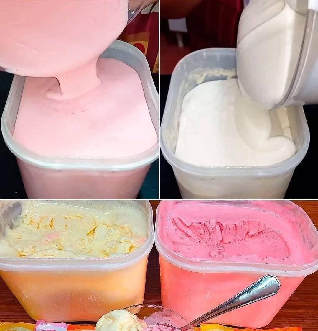 TWO FLAVORS STRAWBERRY AND YOGURT ICE CREAM 1 528056858 122238683228079333 782277610428715779 n