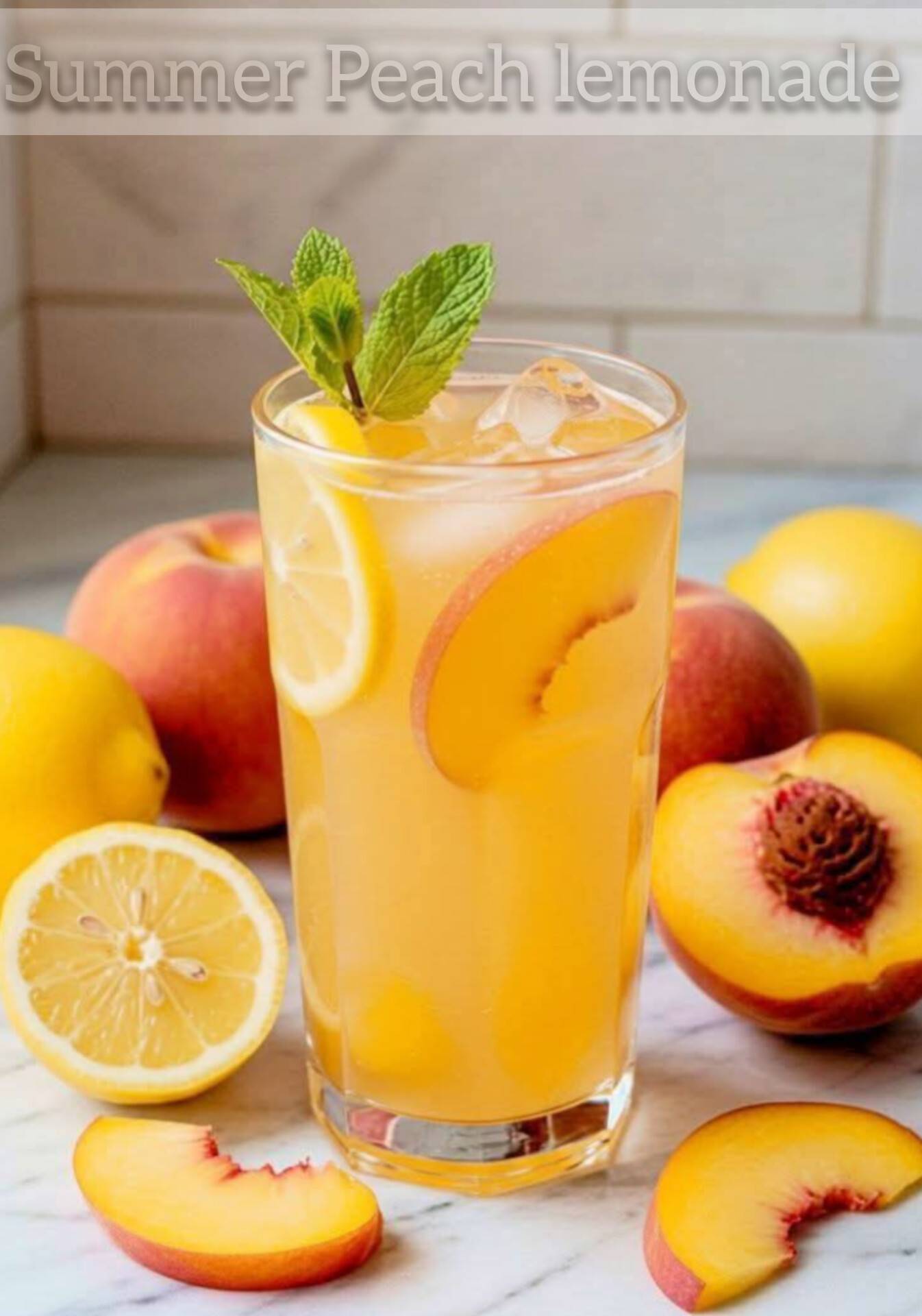 SUMMER PEACH LEMONADE