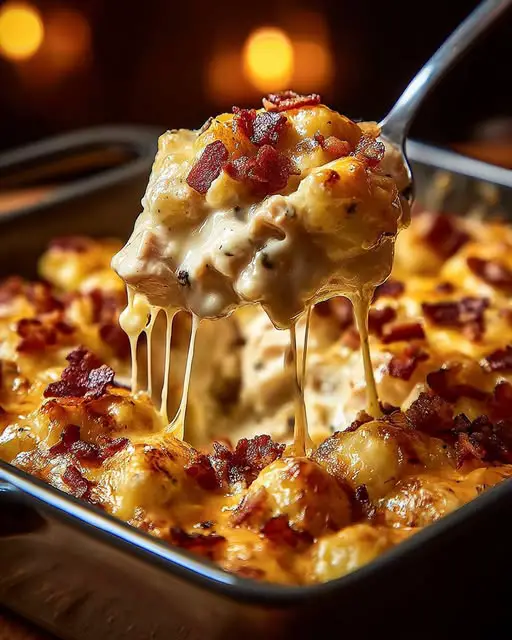 Chicken Bacon Crunch Casserole