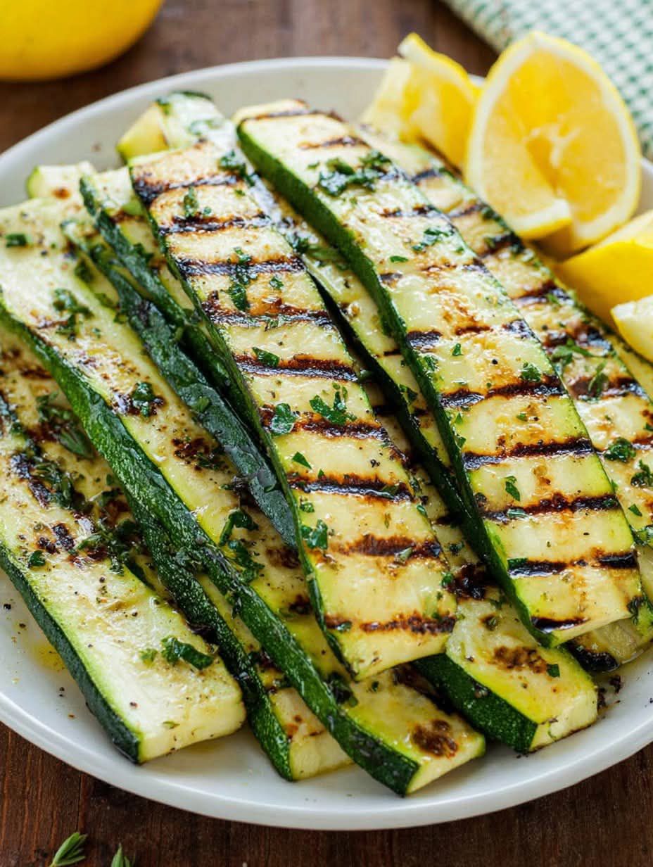 Grilled Zucchini with Lemon & Herbs 1 539938621 122203873670302905 6708154310010162998 n