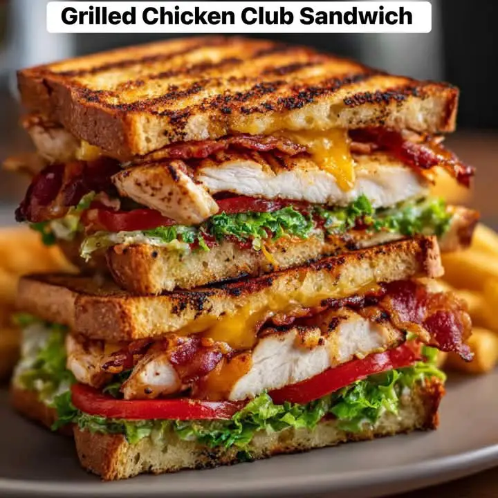 Grilled Chicken Club Sandwich