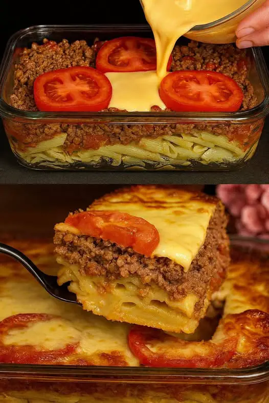 Baked Penne Pasta with Beef and Mozzarella 1 552660475 122207247254362937 7598953643383728910 n