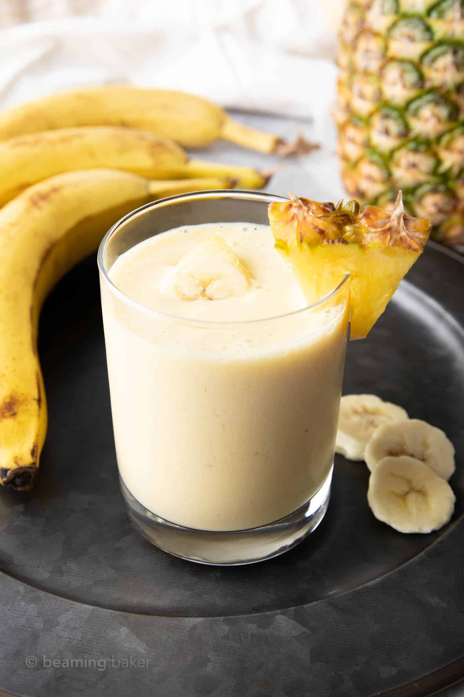 pineapple banana smoothie pineapple and banana smoothie 1